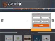 Tablet Screenshot of grupoarq.com